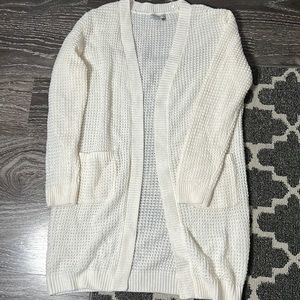 Knitted maternity cardigan